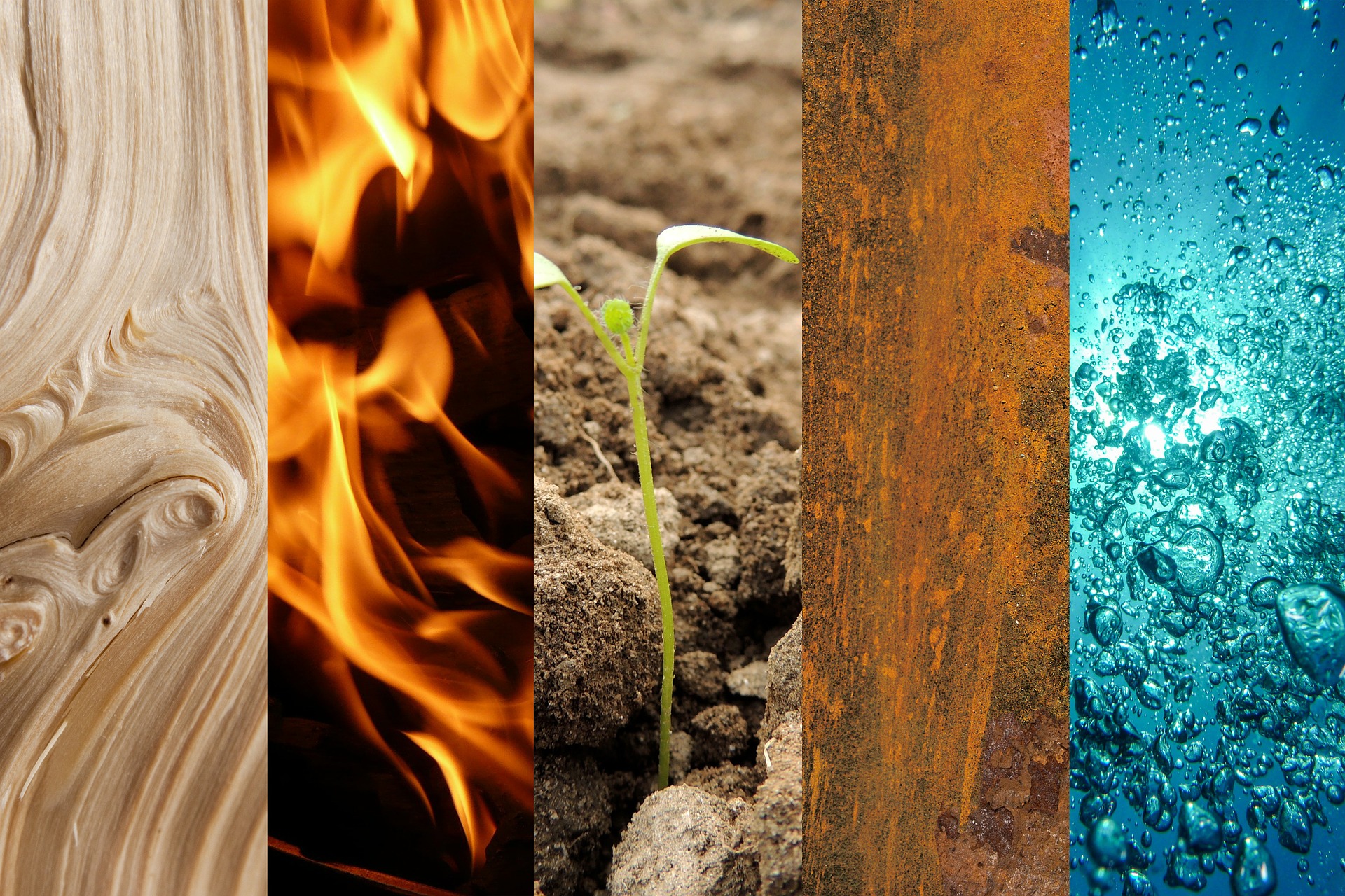Os quatro elementos fundo de jogo de água de fogo